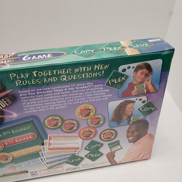 New Sealed Are you smarter than a 5th grader Board game Gift 8+ 2009 - Picture 14 of 14